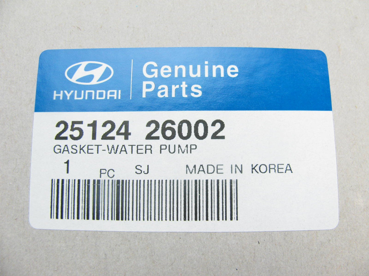 NEW GENUINE Engine Water Pump Gasket OEM For Hyundai 2512426002