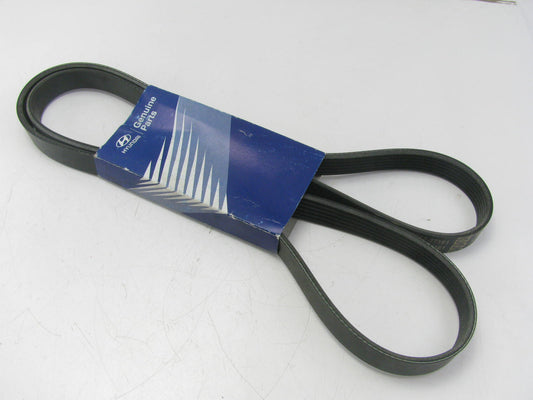 NEW - OEM Genuine For 2001-04 Hyundai 2.7L V6 Serpentine Belt - WITHOUT A/C ONLY