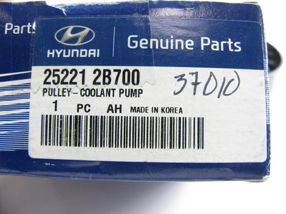 New Genuine Engine Water Pump Pulley OEM For Hyundai 252212B700