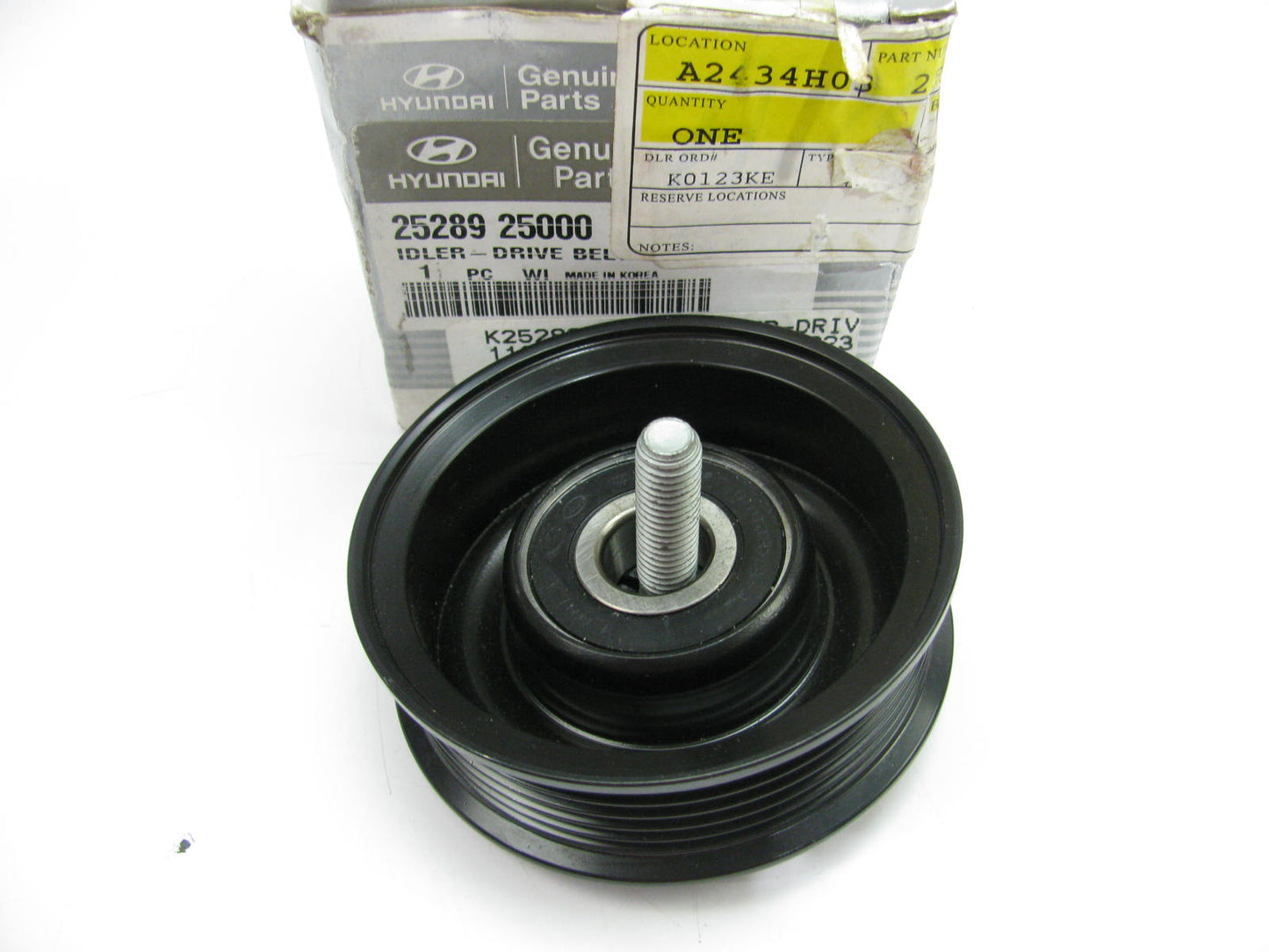 NEW - OEM GENUINE Drive Belt Idler Pulley For 2007-2013 Kia 2528925000