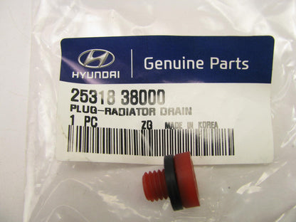 NEW GENUINE Radiator Drain Plug OEM For Hyundai 2531838000