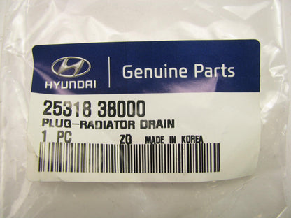NEW GENUINE Radiator Drain Plug OEM For Hyundai 2531838000