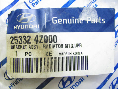 New Genuine Radiator Mounting Bracket Upper OEM For 2013-15 Santa Fe  2.4L 4-CYL