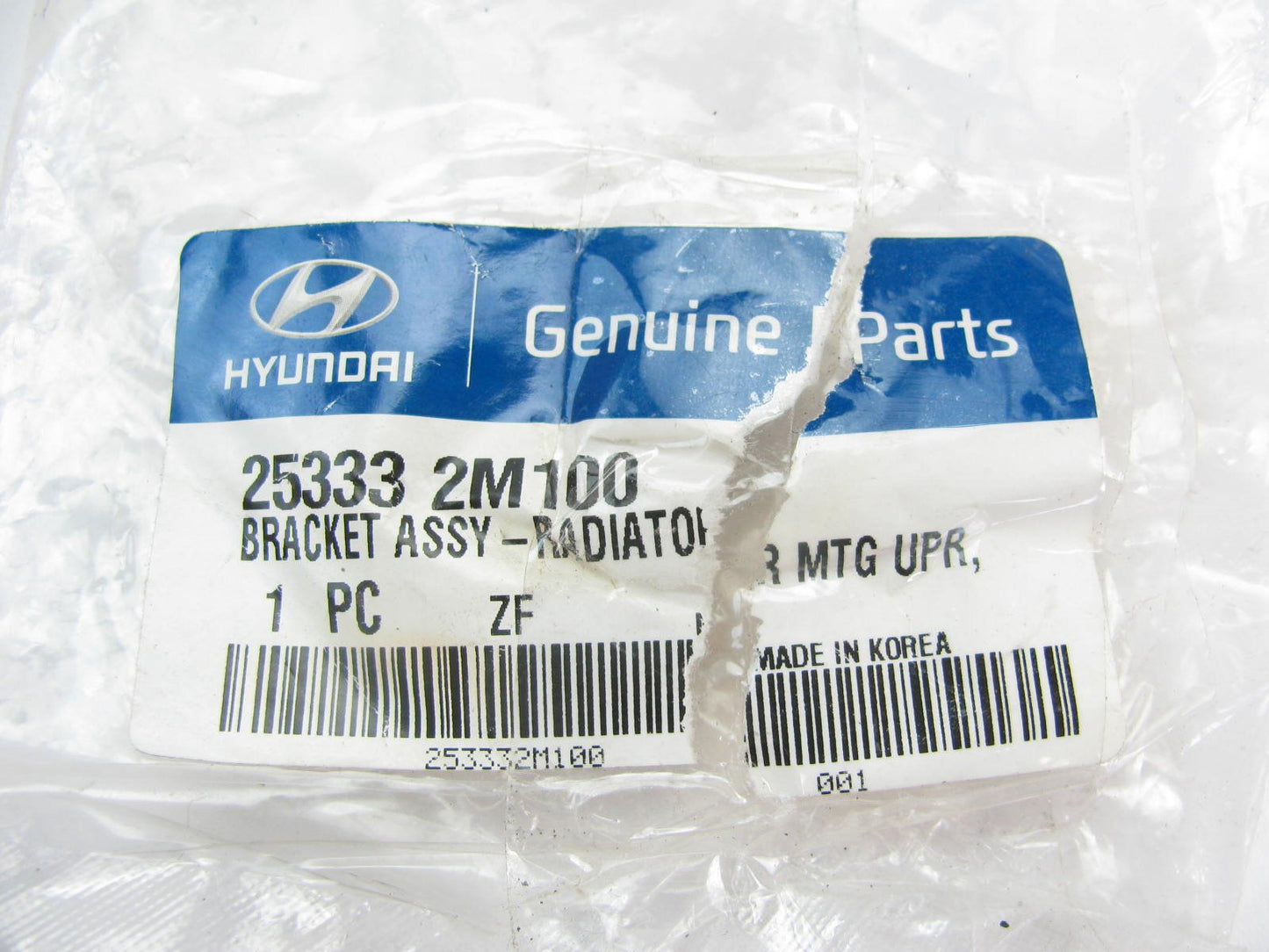 Radiator LEFT Upper Mount Bracket OEM For Hyundai 253332M100  3.8L V6 ONLY