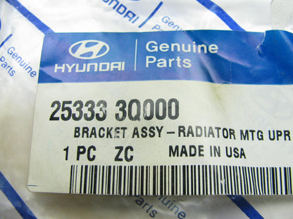 Radiator Upper Mounting Bracket OEM For 2011-2014 Sonata 2.4L 4-CYL. 253333Q000