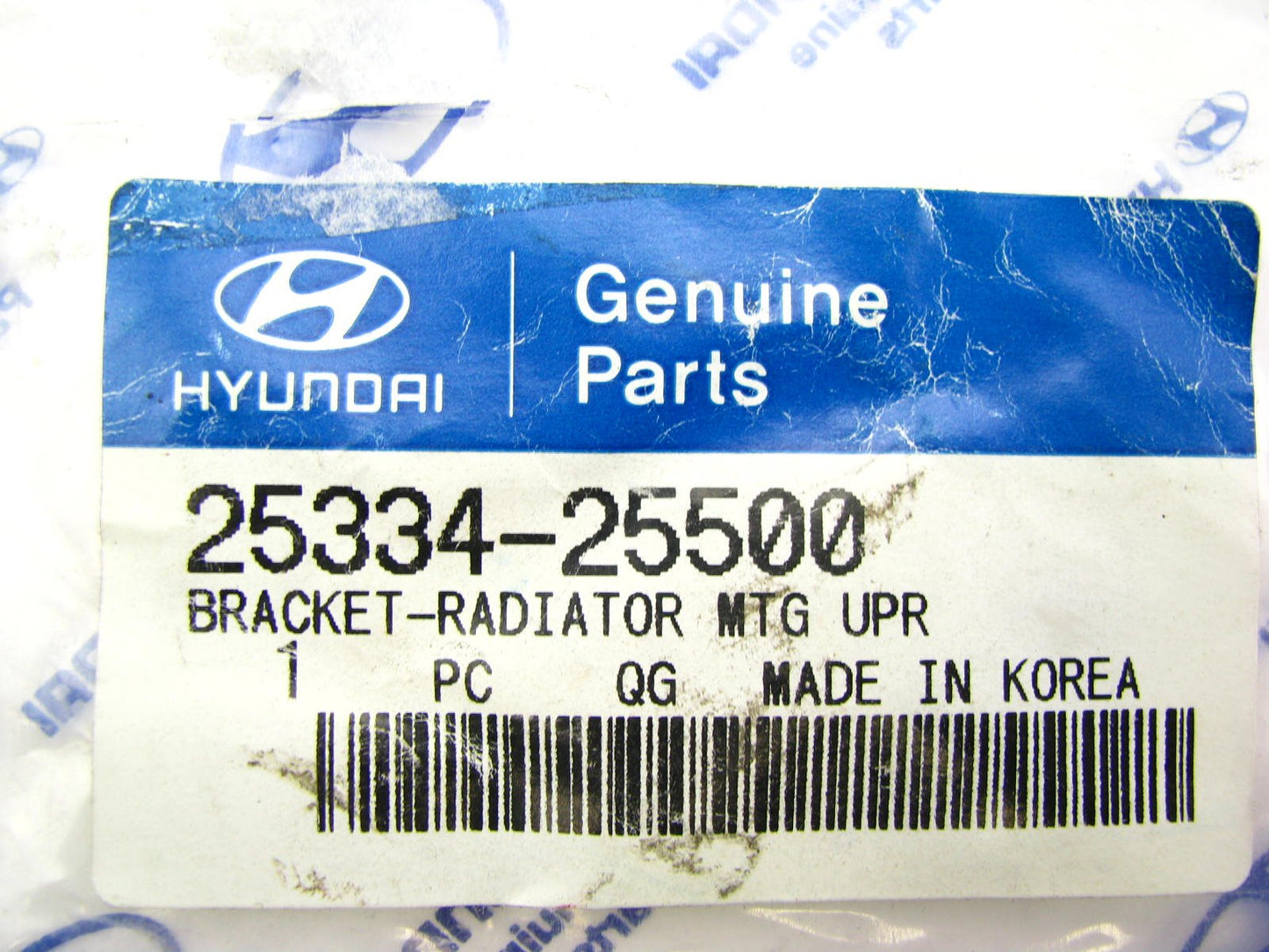 New Genuine UPPER Radiator Mounting Bracket OEM For 2003-2006 Accent 2533425500