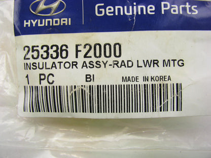 NEW GENUINE Radiator Lower Mounting Insulator OEM For Hyundai 25336F2000