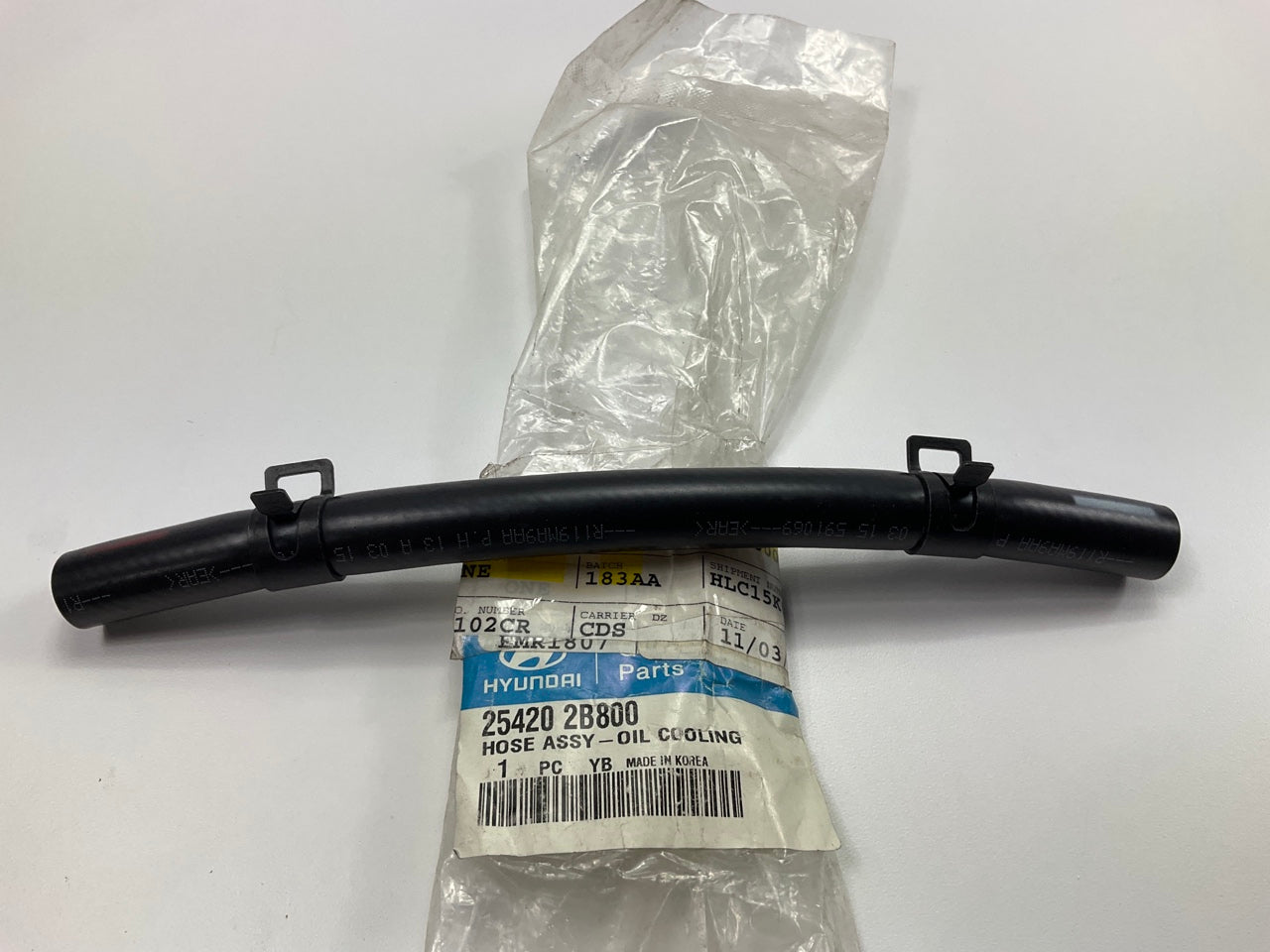 New Genuine Oil Cooling Hose Line OEM For 2010-2012 Hyundai Santa Fe 254202B800