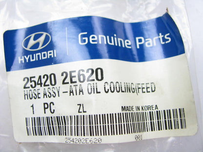 NEW GENUINE Auto Trans Oil Cooler Feed Tube Line OEM For 2004-09 Tucson 2.7L