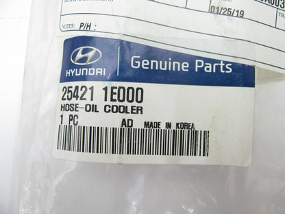 NEW GENUINE 254211E000 Oil Cooler Hose OEM For 2005-2011 Hyundai Accent