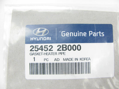 NEW - OEM 254522B000 Heater Pipe Gasket OEM For Hyundai 1.6L Non Turbo