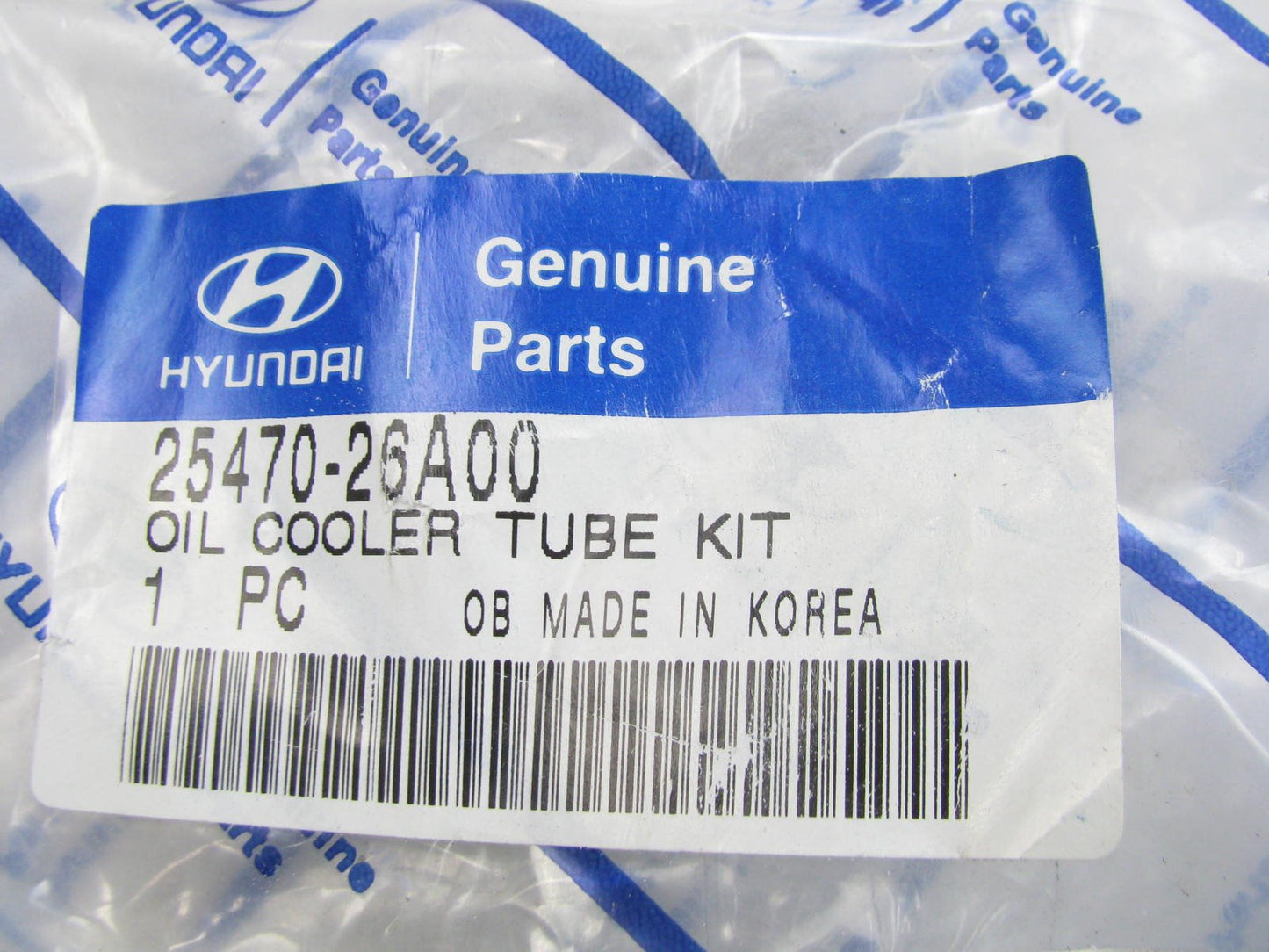 NEW GENUINE Oil Cooler Tube Kit OEM For 1996-2001 Hyundai Tiburon  2547026A00