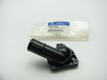 NEW GENUINE Coolant Water Outlet Thermostat Housing OEM For Hyundai 256302G000