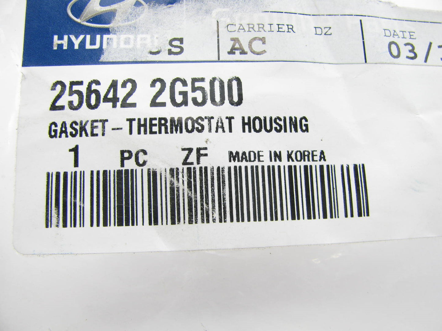 NEW - OEM Engine Coolant Thermostat Housing Gasket 2.0L 2.4L For Hyundai