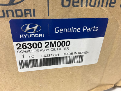 NEW GENUINE Oil Filter Housing OEM For 2020-2023 Hyundai 1.6L 263002M000