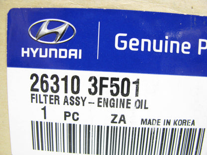 NEW - OEM 263103F501 Engine Oil Filter Housing For 2015-2021 Genesis 5.0L
