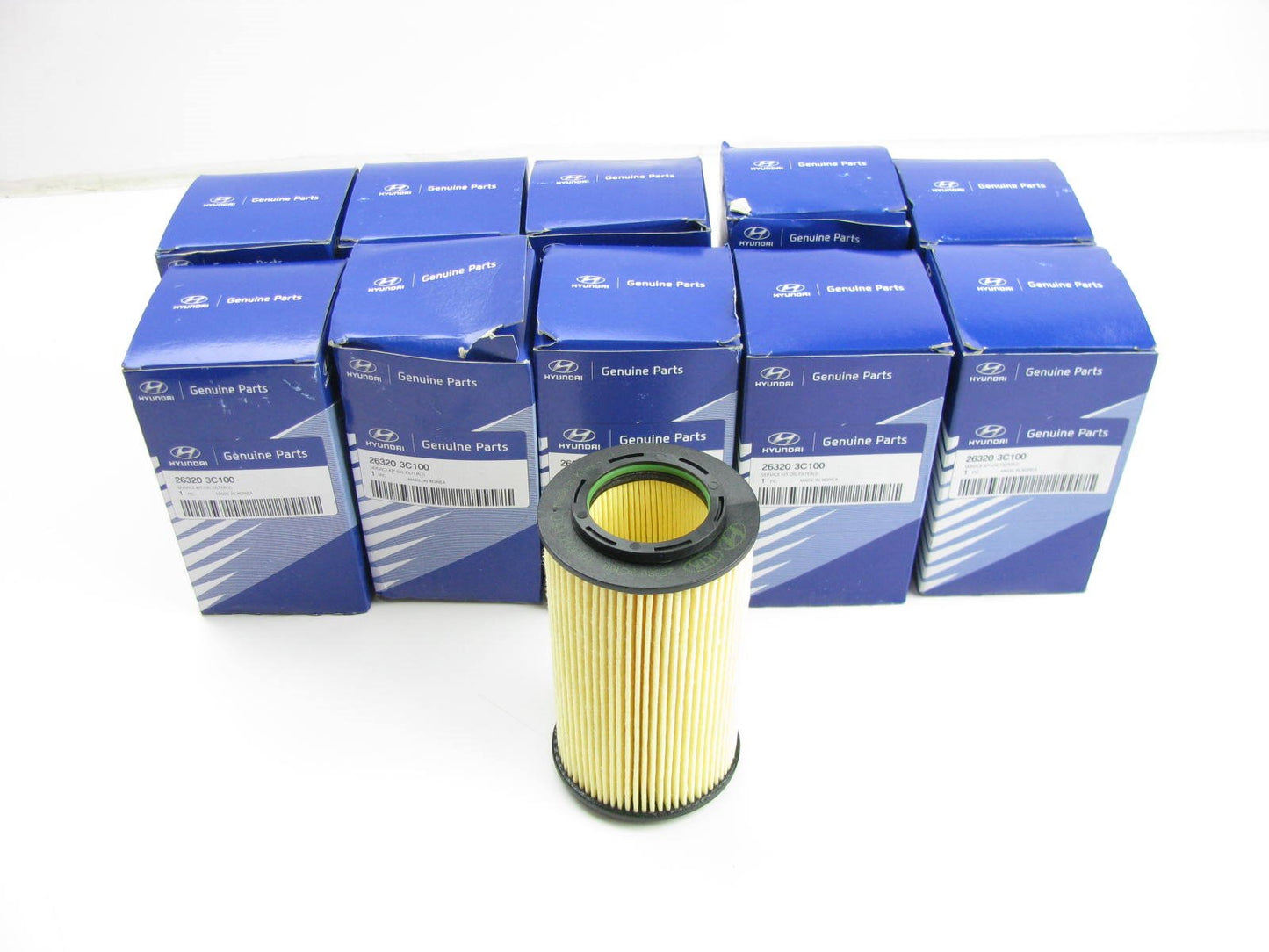 (10 Pcs) New Genuine Engine Oil Filter OEM For Hyundai 263203C100