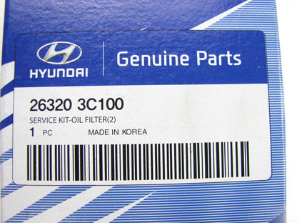 (10 Pcs) New Genuine Engine Oil Filter OEM For Hyundai 263203C100