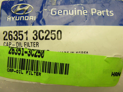 NEW Oil Filter Plastic Cap Cover OEM For 2008-2012 Hyundai V6 3.3L Models Only