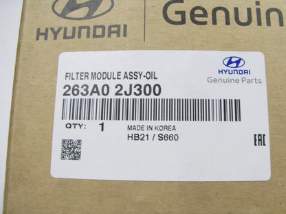 NEW Oil Filter Housing Module W/ Cooler OEM For 21-23 Elantra 2.0L 263A02J300
