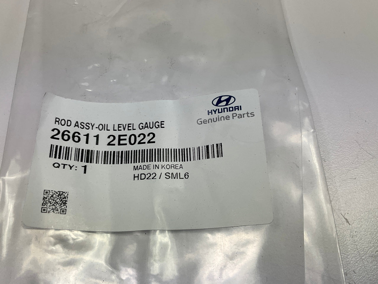 NEW GENUINE 266112E022 Engine Oil Dipstick OEM For 2020-2022 Hyundai 2.0L I4