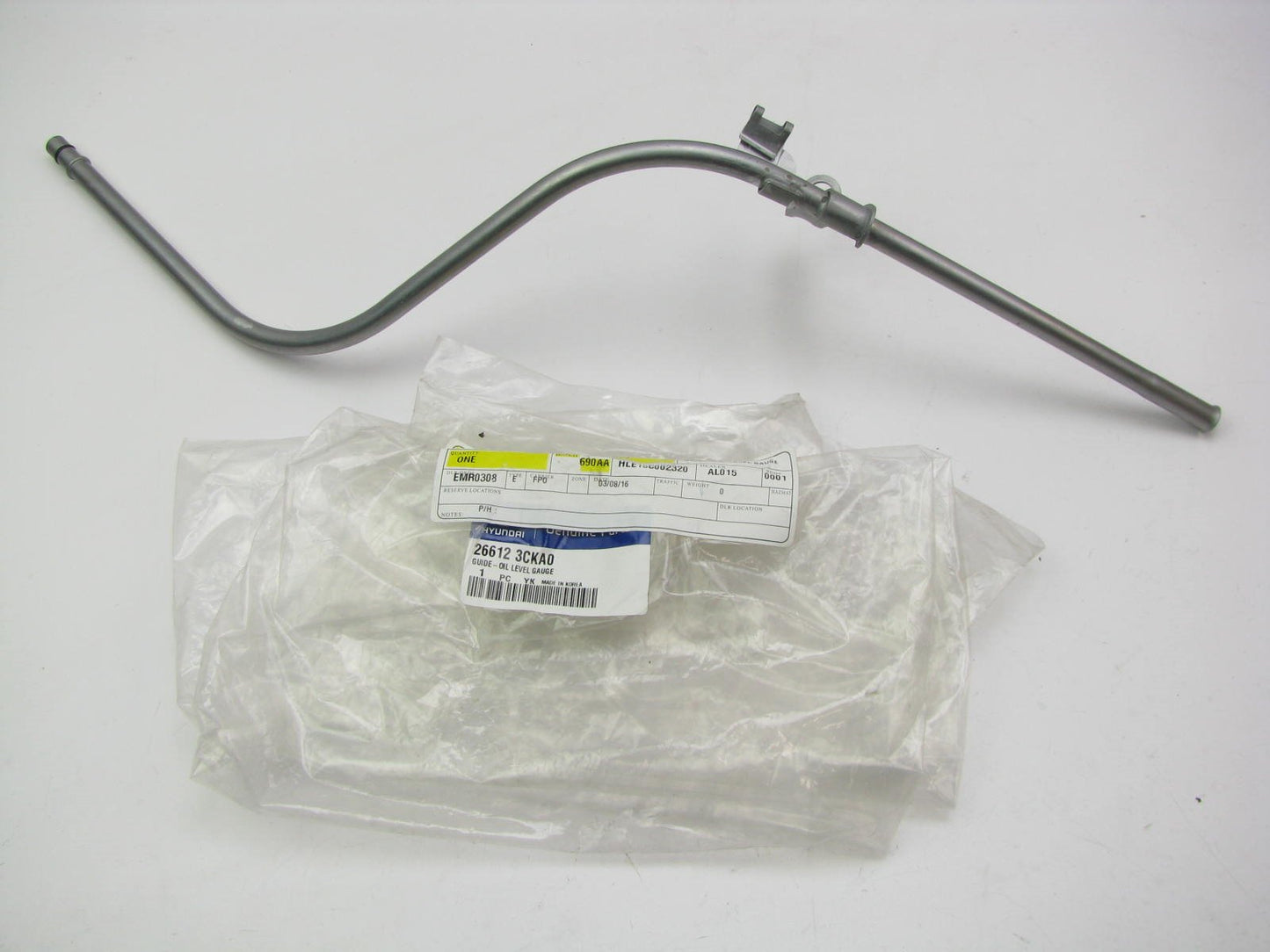 NEW GENUINE Engine Oil Dipstick Tube OEM For 2015-20 Genesis 3.8L V6 266123CKA0