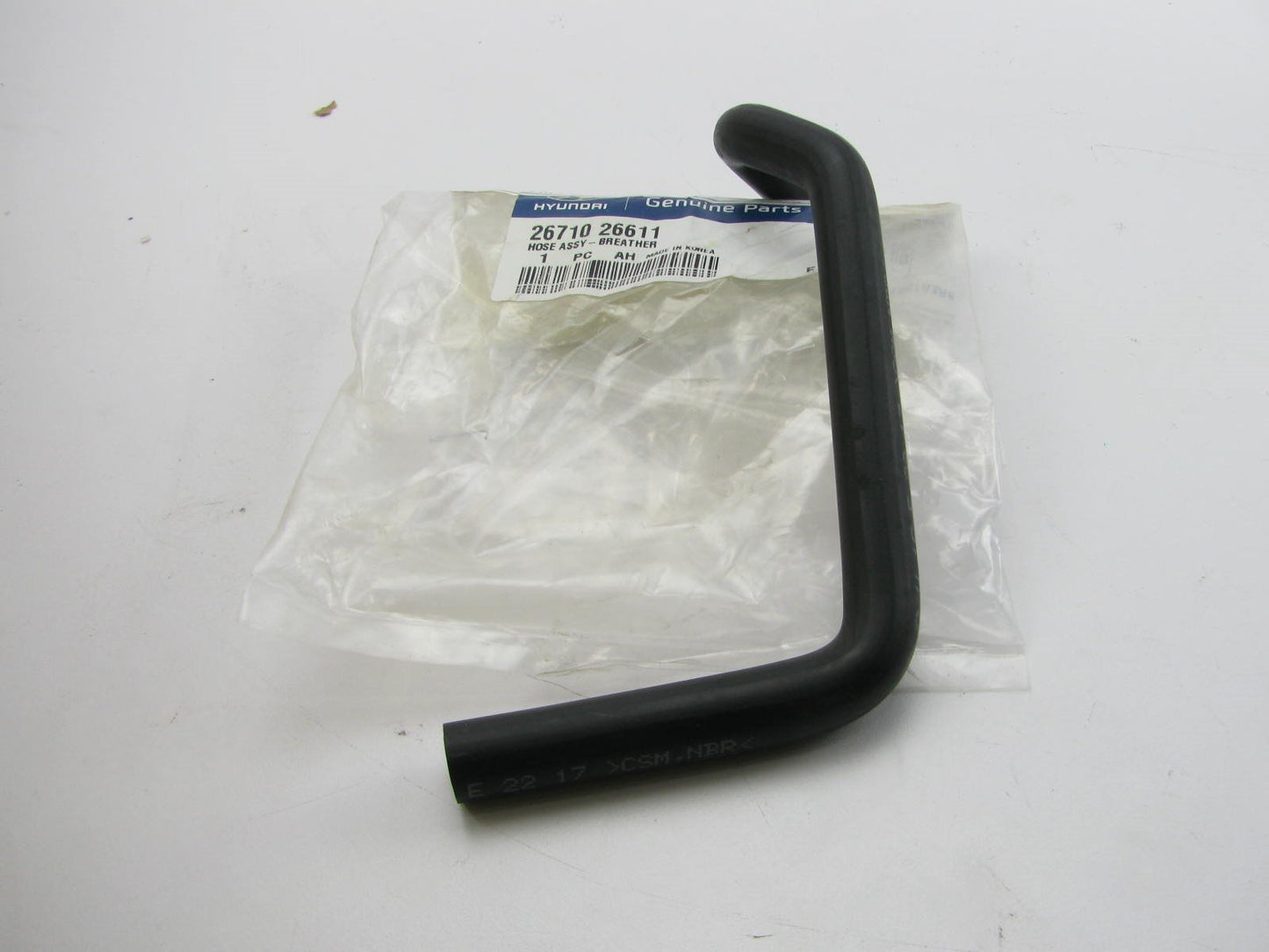 NEW - OEM 2671026611 Valve Cover Air Breather Hose For 00-02 Hyundai Accent 1.6L