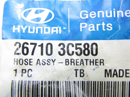 NEW - OEM 267103C580 Engine Breather Hose Tube For 2009-11 Genesis 3.8L