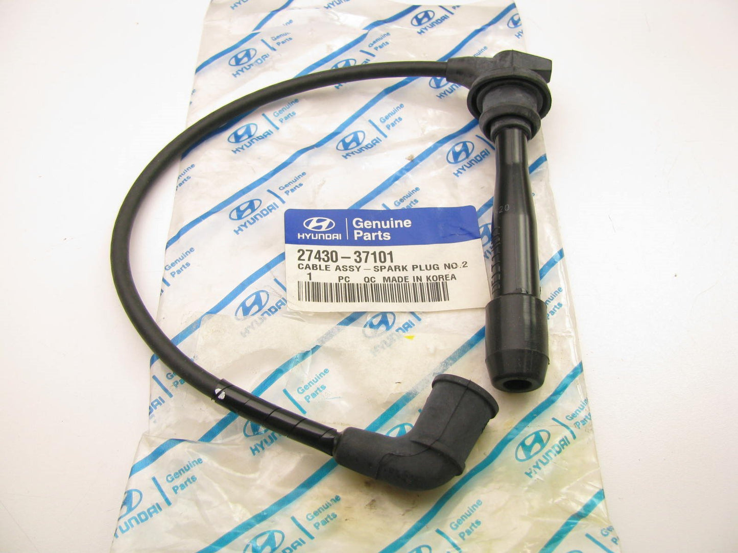 NEW CYLINDER # 2 Single Spark Plug Wire Lead OEM For 1998-2005 Sonata 2743037101