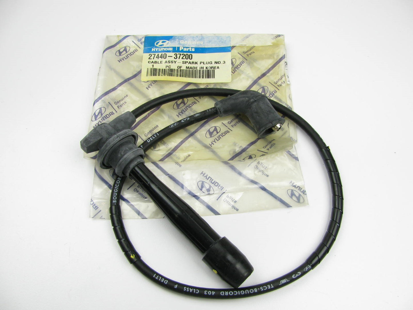 Single Spark Plug Wire Lead - #3 CYLINDER ONLY - OEM For 2003-08 Tiburon 2.7L V6