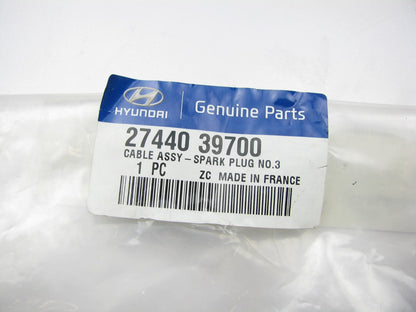 Single Spark Plug Wire Lead - CYLINDER # 3 ONLY - OEM For Hyundai 2744039700