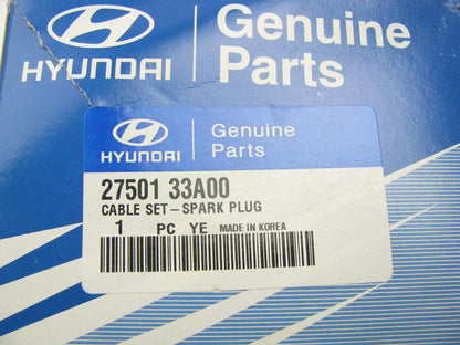 NEW GENUINE Ignition Spark Plug Wire Set OEM For Hyundai 2750133A00