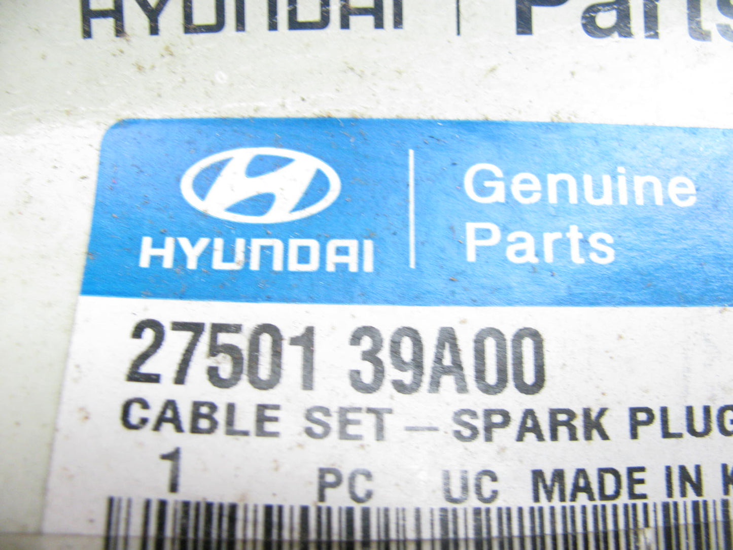 NEW - OEM 2750139A00 Ignition Spark Plug Wire Set For 2001-05 Hyundai 3.0L 3.5L