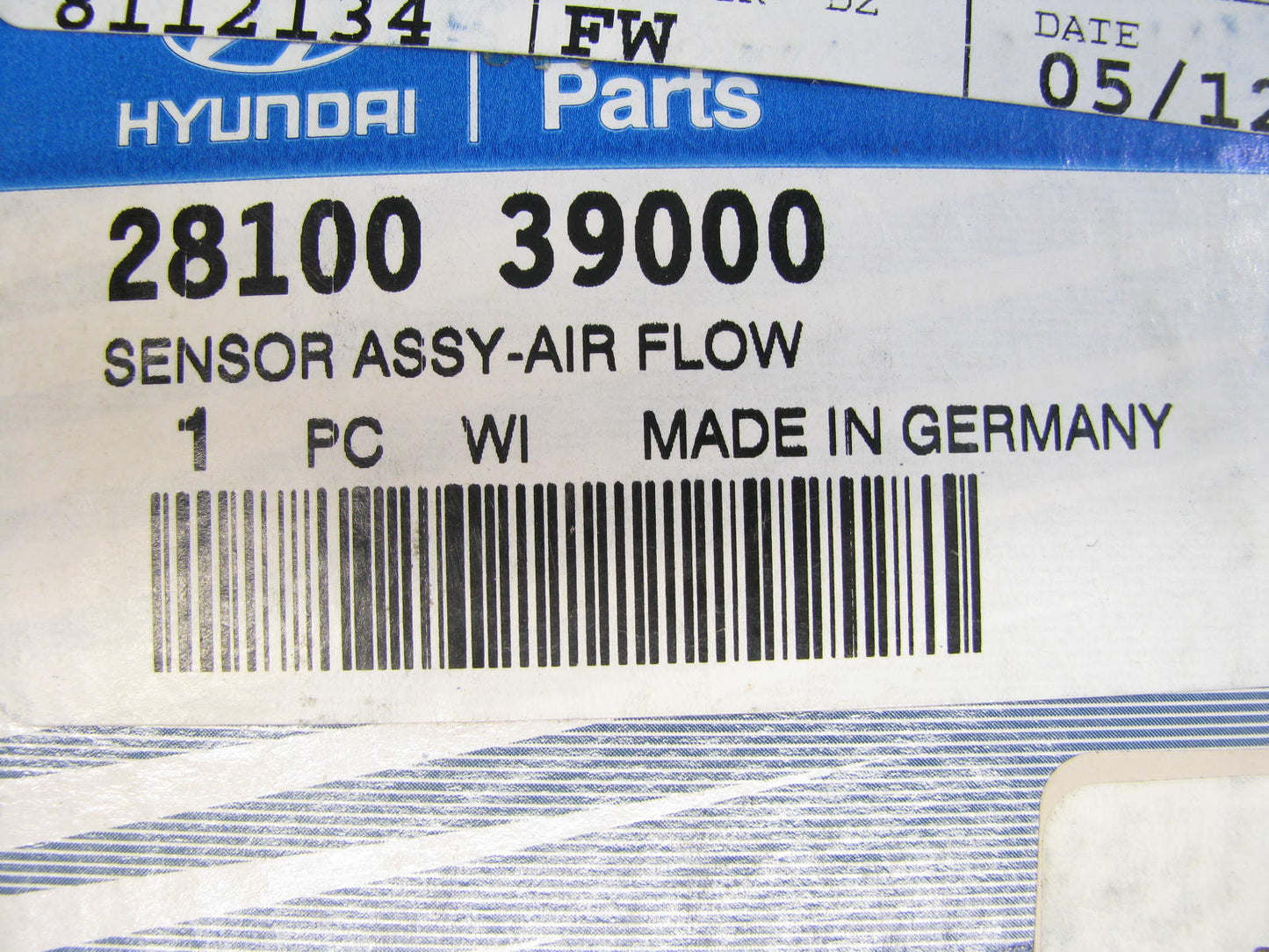 NEW MAF Mass Air Flow Sensor OEM For 01-05 Hyundai XG300 XG350 V6 2810039000