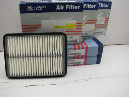 (5) NEW Engine Air Filters OEM For 2003-2006 Santa Fe 3.5L V6 ONLY 2811326350