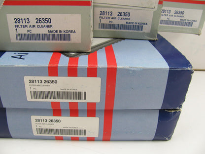 (5) NEW Engine Air Filters OEM For 2003-2006 Santa Fe V6 ONLY 2811326350