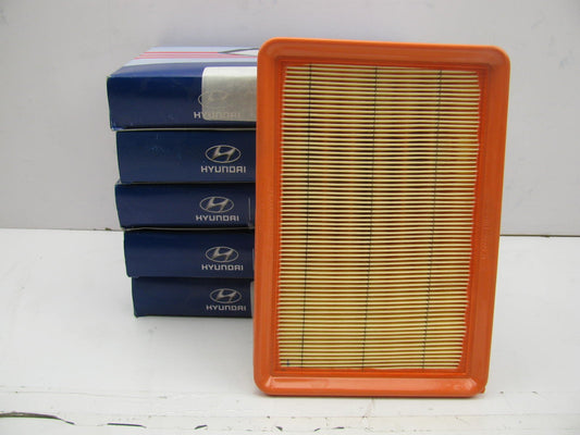 (5) NEW GENUINE Engine Air Filters OEM For Hyundai 281132D000