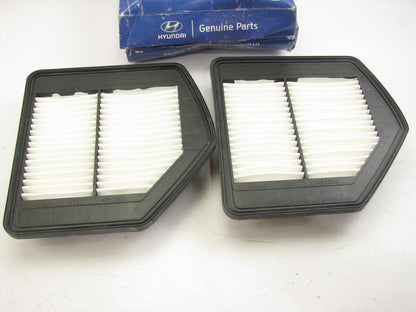 (2) NEW - OEM 28127B1000 Left Engine Air Filters For 2015-2022 Genesis 5.0L