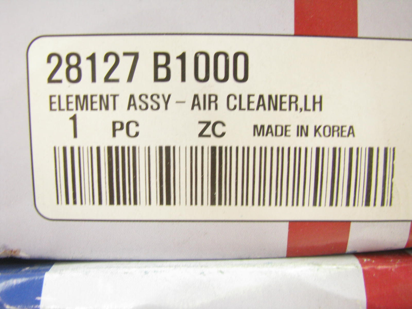 (2) NEW - OEM 28127B1000 Left Engine Air Filters For 2015-2022 Genesis 5.0L
