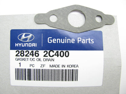 NEW - OEM Turbocharger Oil Drain Gasket OEM For Hyundai 2.0L TURBO 282462C400