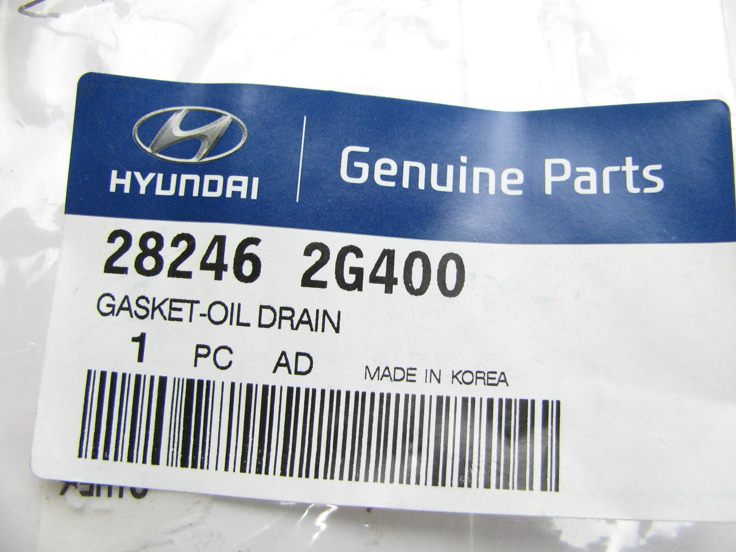 NEW GENUINE Turbocharger Oil Line Gasket OEM For Hyundai 282462G400