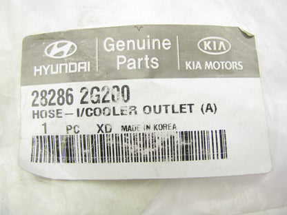 NEW - OEM Intercooler Outlet Air Hose Tube For 11-14 Hyundai Sonata 2.0L TURBO
