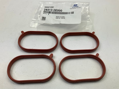 (4) Engine Intake Manifold Gaskets OEM For Hyundai 283132E000