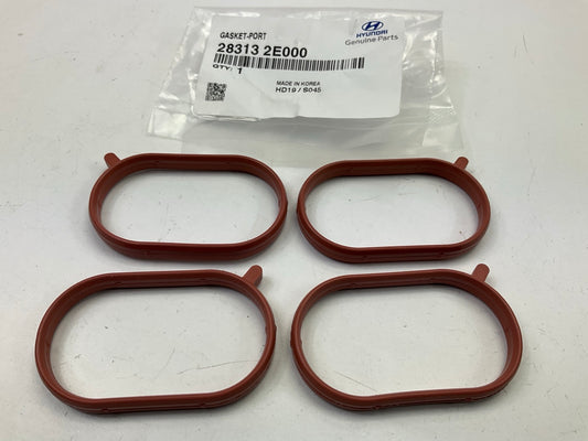 (4) Engine Intake Manifold Gaskets OEM For Hyundai 283132E000