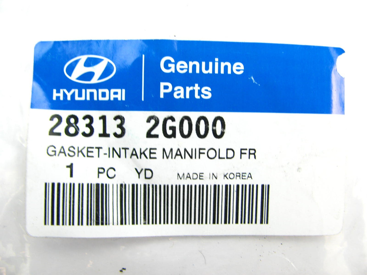 Engine Intake Manifold Gasket - Front - OEM For 2009-13 Hyundai 2.4L 283132G000