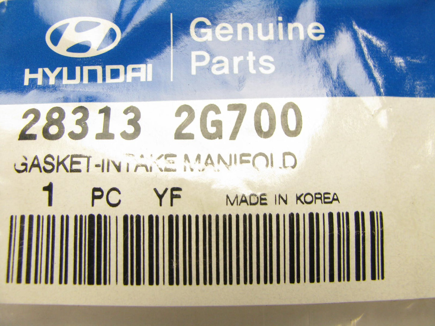 Engine Intake Manifold Gasket OEM For Hyundai 2.4L 4-CYLINDER  283132G700