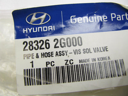 NEW - OEM 283262G000 VIS Solenoid Valve Pipe Hose Tube For Hyundai
