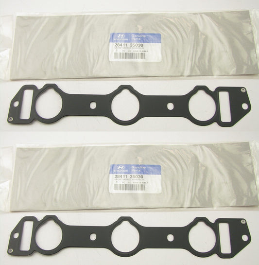 (2) NEW OEM Engine Intake Manifold Gaskets OEM For 95-98 Hyundai Sonata 3.0L V6