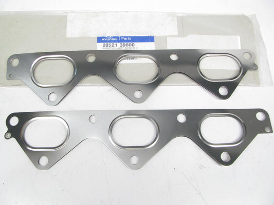 (2) NEW OEM 2852139800 Exhaust Manifold Gaskets For 2003-2006 Hyundai 3.5L V6