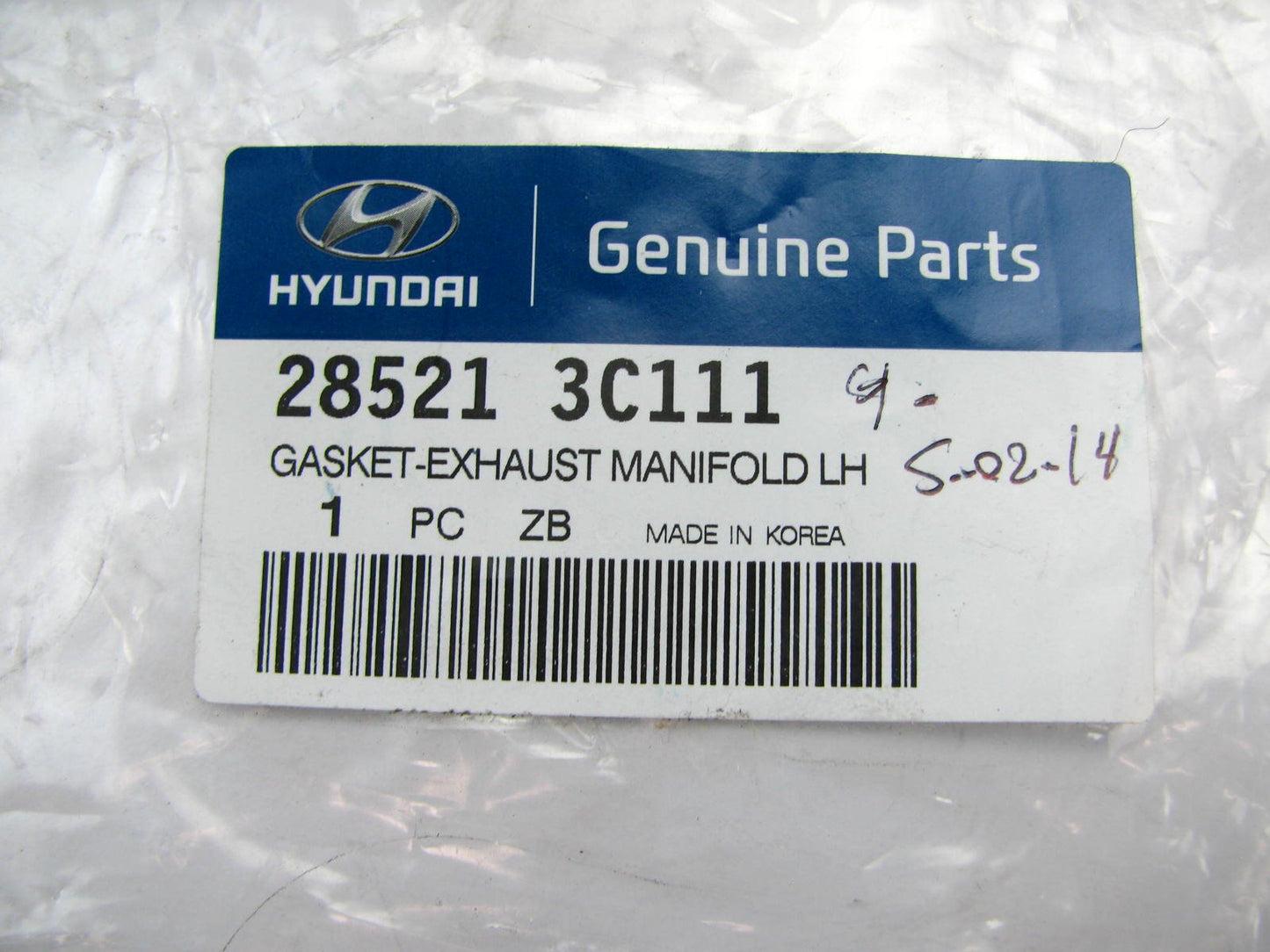 NEW GENUINE Exhaust Manifold Gasket Left Driver 3.8L For Hyundai 285213C111